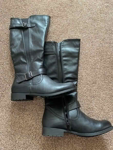 Photo of free Ladies black boots (size 6) (Harold Wood RM3) #1