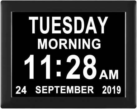 Photo of Digital Calendar Day Clock (Redditch B98) #1