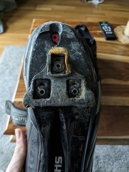 Photo of free Shimano cleated SPD-SL (EU 46) (Hackbridge) #4