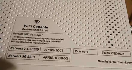 Photo of free Arris Wifi Modem (Eatontown) #2