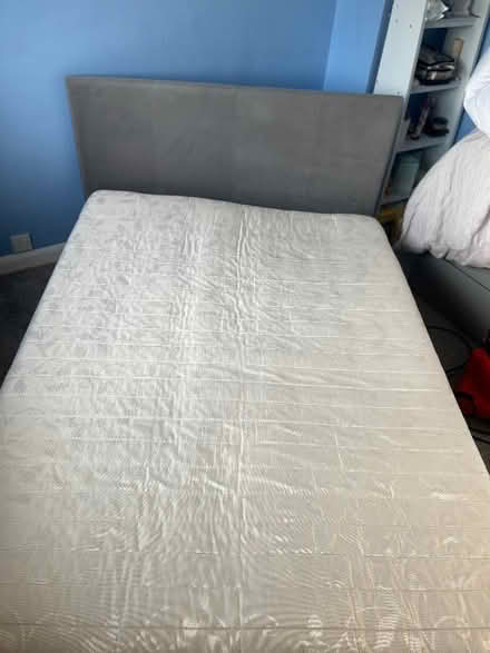 Photo of free Double bed frame and mattress (Erith DA7) #1