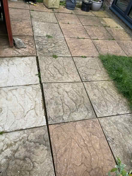 Photo of free 32 large patio slabs (The Rowans Baldock) #1