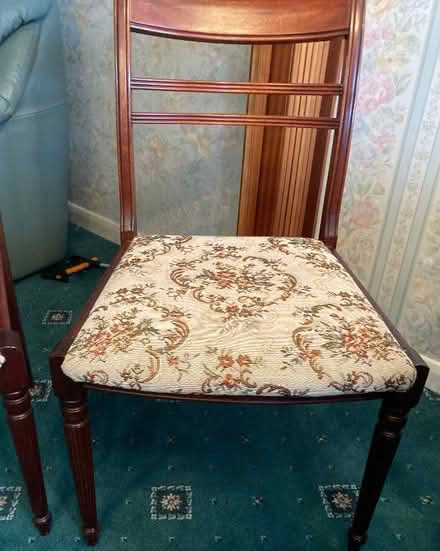 Photo of free Dark Wood Table and 6 Chairs (Grays RM17) #2