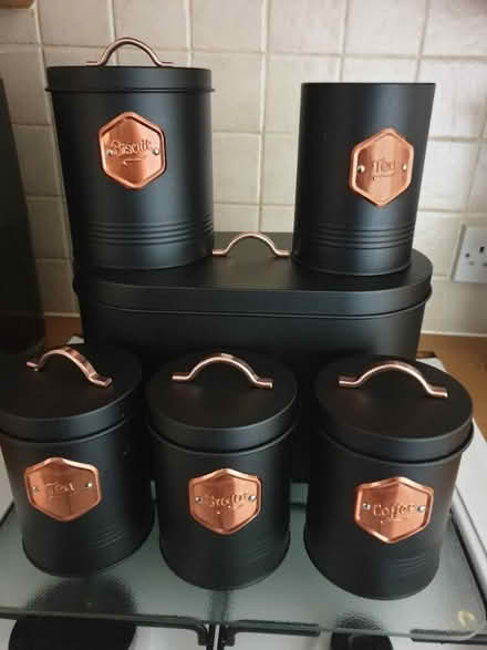 Photo of free Cooks Professional Tea, Coffee, Sugar, Biscuits and Bread Bin (Glenrothes KY6) #1