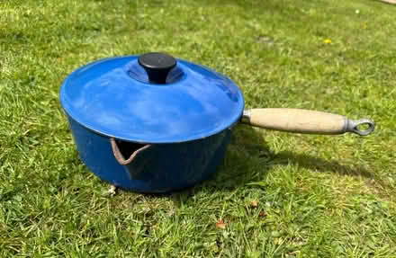 Photo of free Blue Le Creuset cast iron pan (Horspath OX33) #1