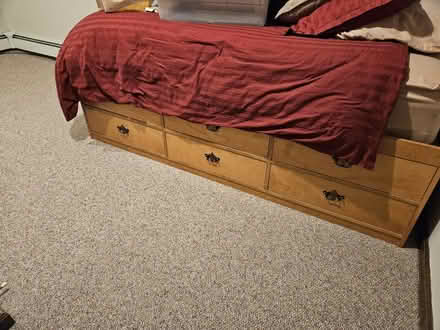 Photo of free Two twin storage beds (Pine Bush) #3