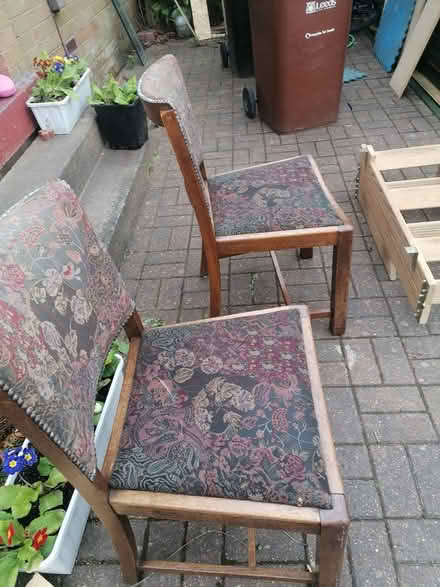 Photo of free 2 vintage strong sturdy chairs (Bramley LS13) #1