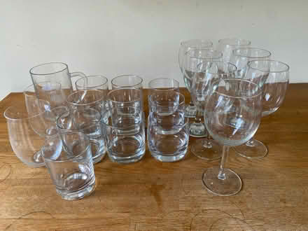 Photo of free Selection of drinking glasses (Lansdown) #2