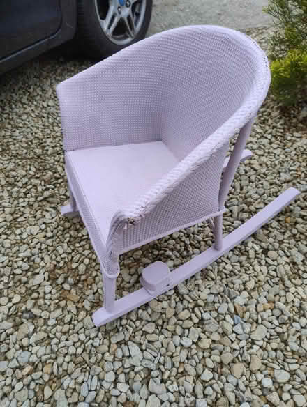 Photo of free Child's wicker rocking chair (GL10) #2