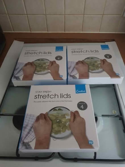 Photo of free 3 boxes of Stay Fresh Stretch Lids (4) (Glenrothes KY6) #1