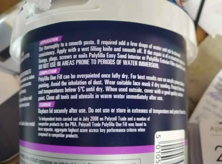 Photo of free 500 ml pollyfilla (Parson's Heath CO4) #4