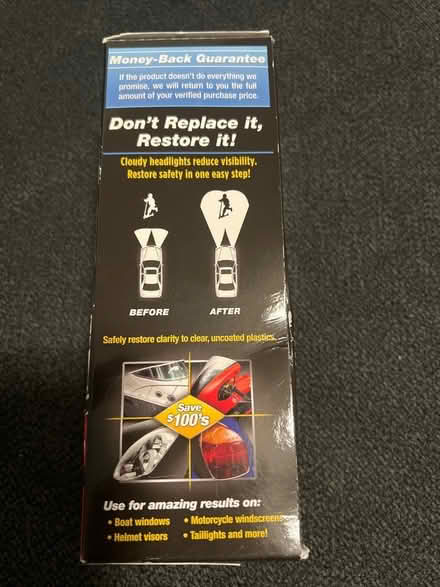 Photo of free Meguiars 1-Step Headlight Restor… (Pittsford) #2