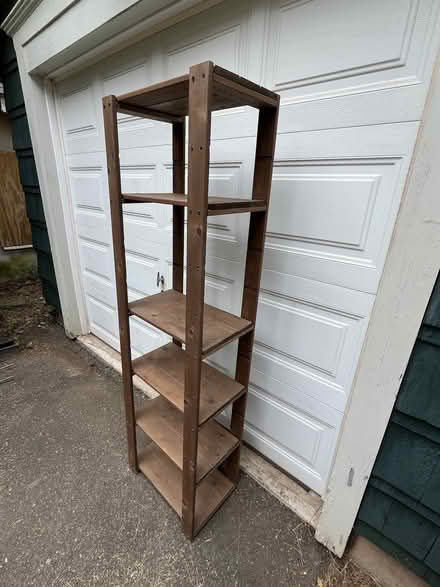 Photo of free Wooden Storage Shelving (Highland Park) #2