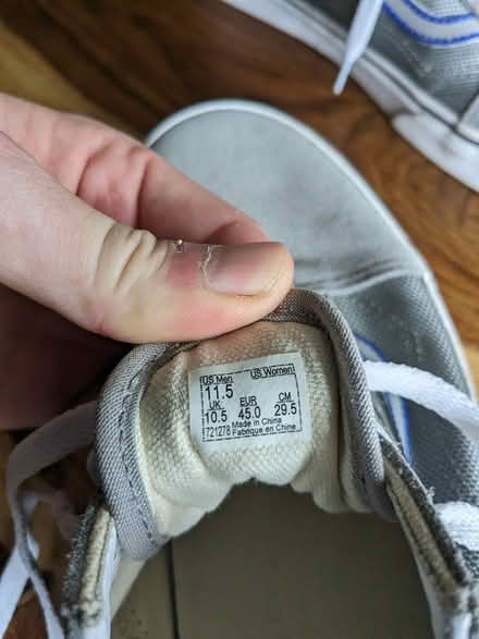 Photo of free Vans 10.5 shoes (Hackbridge) #2