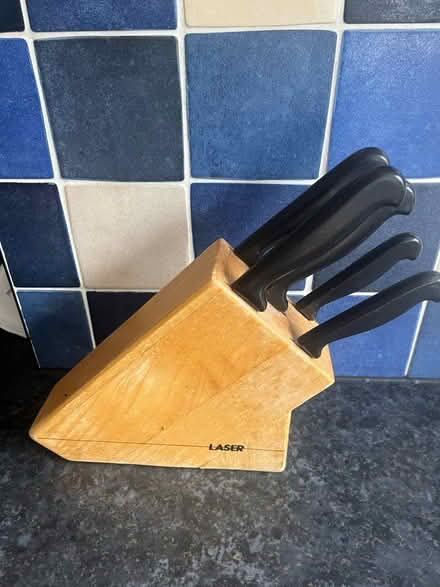 Photo of free Laser 5 knife block (Whyteleafe, CR3) #2