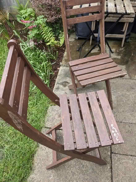Photo of free 2x bistro chairs (BN43) #2