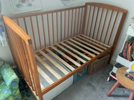 Photo of free Wooden cot (Upton Park E13) #1