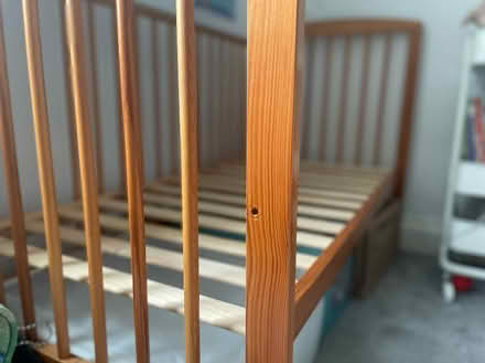 Photo of free Wooden cot (Upton Park E13) #2