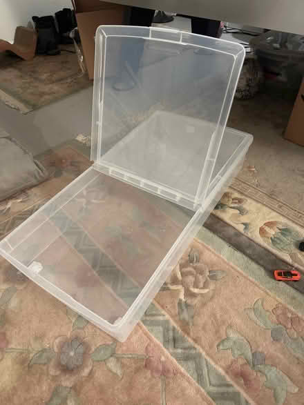 Photo of free Under bed plastic container storage (Palisades, NW, WDC) #1