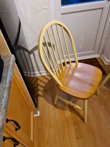 Photo of free 2 wayfair chairs, antique pine & cream paint. (Hadleigh SS7) #1