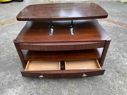 Photo of free Walnut Schnadig coffee table (Kennesaw Due West/Stilesboro) #2