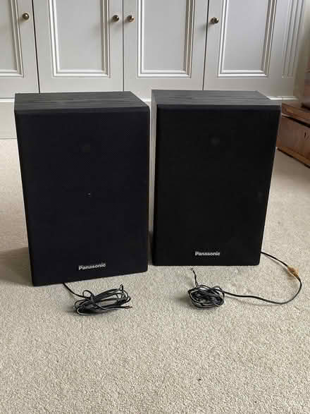 Photo of free Pair of Panasonic speakers (London, Barnes, SW13) #1