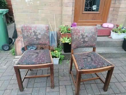 Photo of free 2 vintage strong sturdy chairs (Bramley LS13) #2