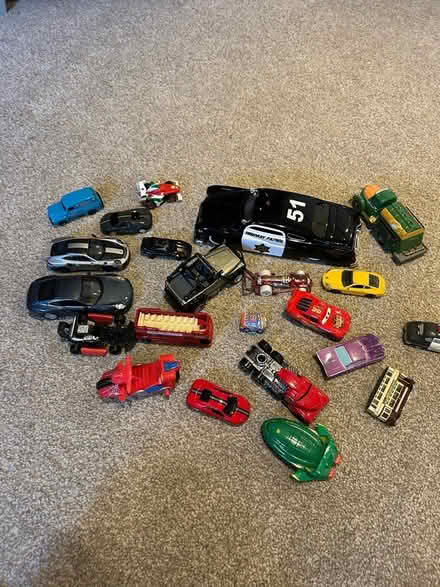 Photo of free Selection of small toy vehicles (Edwalton) #1