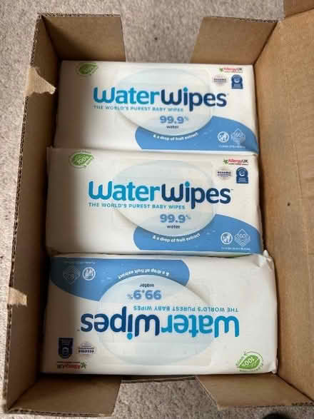 Photo of free Water wipes x6 packs of x60 wipes. (Enfield EN2) #1