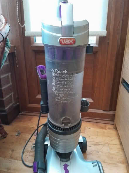 Photo of free Vax Air Steerable Reach Upright Vacuum Cleaner + attachments (Bowerham LA1) #2