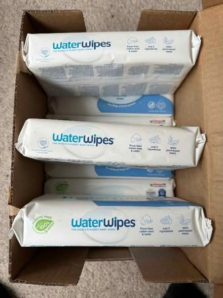 Photo of free Water wipes x6 packs of x60 wipes. (Enfield EN2) #2