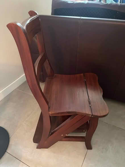 Photo of free Chair step ladder (Brantham CO11) #1