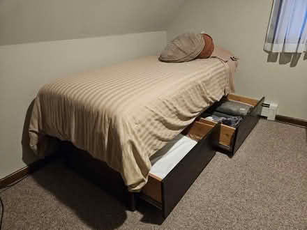 Photo of free Twin storage bed (Pine Bush) #1