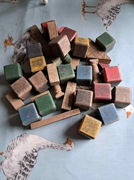 Photo of free Childrens wooden building blocks (Melksham forest area) #1