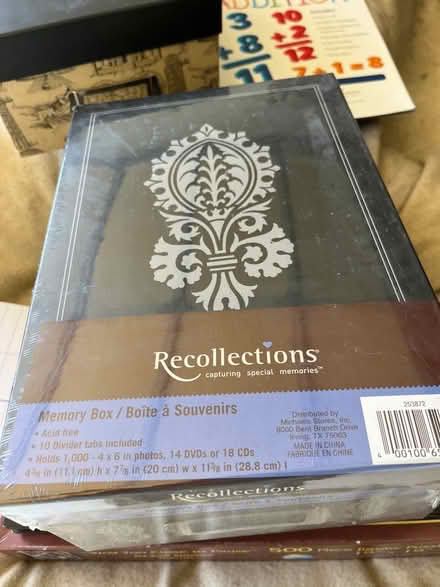 Photo of free Memory box with 10 divider tabs (Santa Clara) #2
