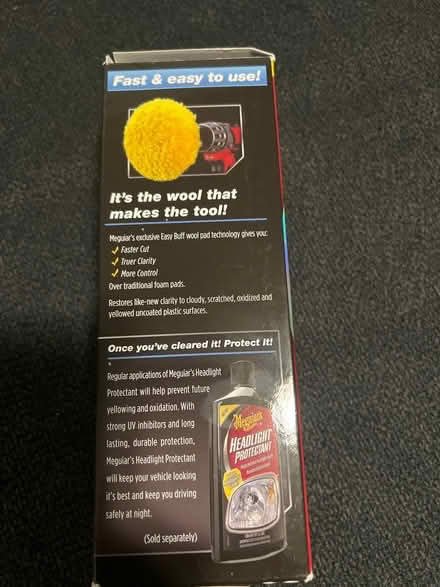 Photo of free Meguiars 1-Step Headlight Restor… (Pittsford) #4