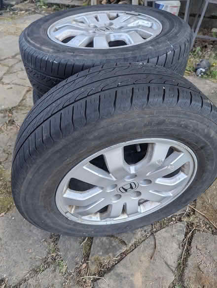 Photo of free 215/65 r16 tires on rims (West Seattle/White Center) #2