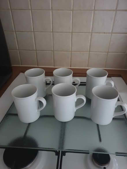Photo of free 6 used white mug's (Glenrothes KY6) #1
