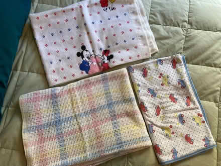 Photo of free 3 baby blankets (North Oakland near Emeryville) #1