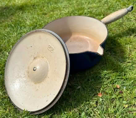 Photo of free Blue Le Creuset cast iron pan (Horspath OX33) #2