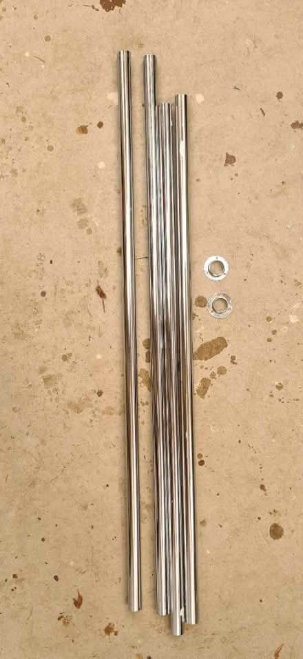 Photo of free Crome coated pipes (CB1 near Perne road) #1