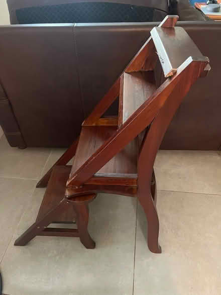 Photo of free Chair step ladder (Brantham CO11) #2