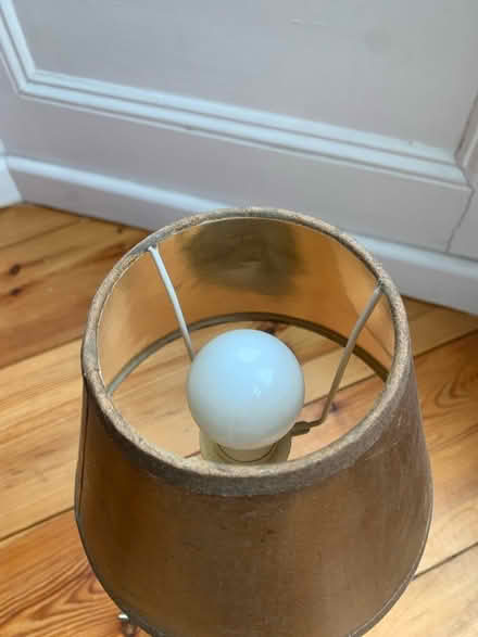 Photo of free Small lamp with bronze shade (Off Dalston Lane) #2