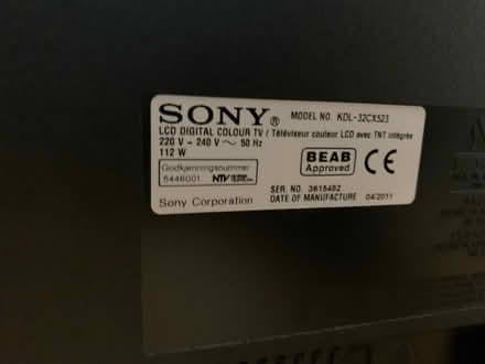 Photo of free Sony tv (Eastcote HA5) #2
