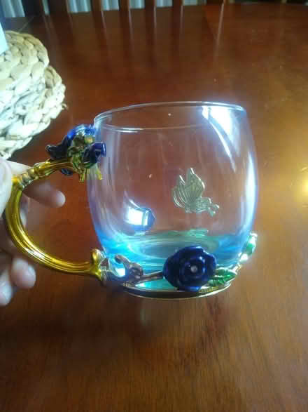 Photo of free Decorative glass and spoon (Heaton Norris SK4) #3