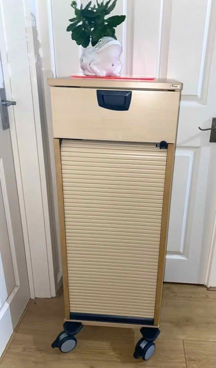 Photo of free Locking storage cupboard on wheels (Guildford GU1) #1