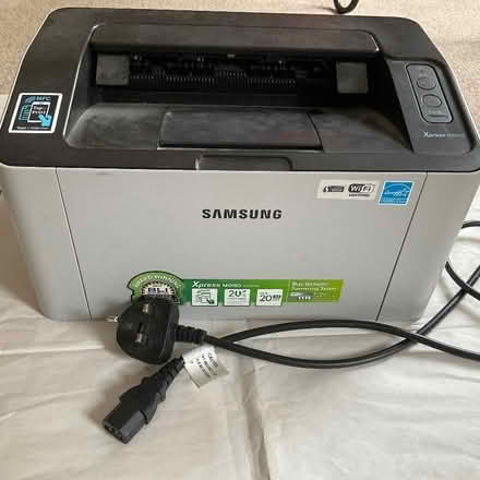 Photo of free Small Samsung black&white monoprinter & cable (Eynsham OX29) #1