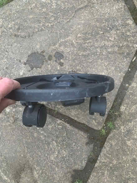 Photo of free Plant saucer with wheels (Forest Green) #1