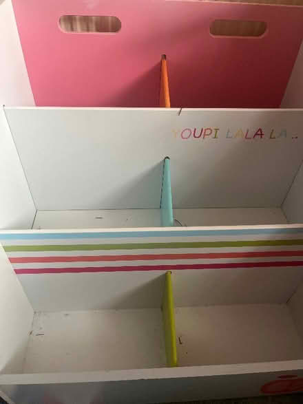 Photo of free Children’s bookcase on wheels (Emscote Mill CV34) #1
