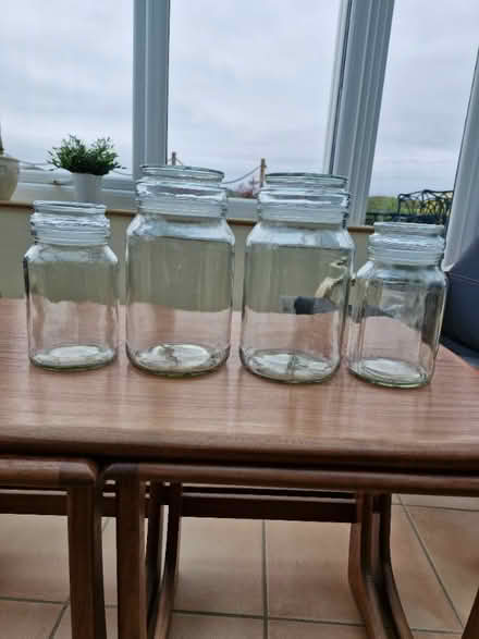 Photo of free 4 Glass Storage jars (Standerwick BA11) #1